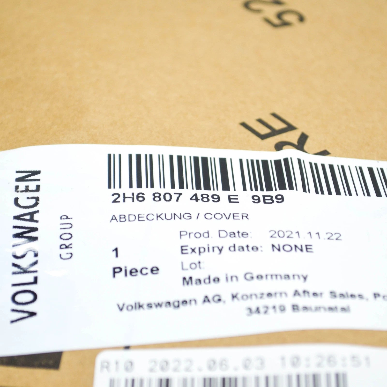 NEW VW AMAROK S1B FRONT LEFT BUMPER FOG LIGHT GRILLE 2H6807489E9B9