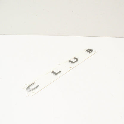 new mini clubman f54 rear bumper left emblem badge chrome 51147376043 original