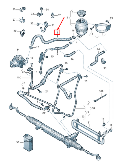 new audi a4 allroad b8 engine intake hose 8k0422887ak original