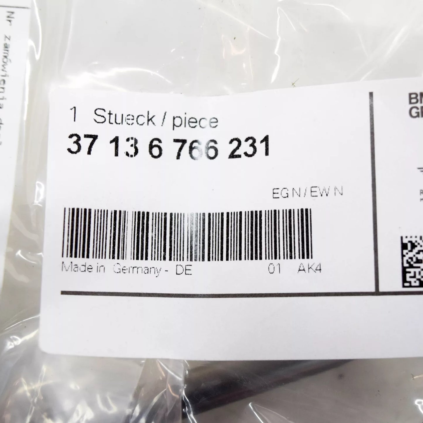 NEW BMW 5 E60 REAR DYNAMIC DRIVE PRESSURE HOSE 37136766231 6766231 ORIGINAL