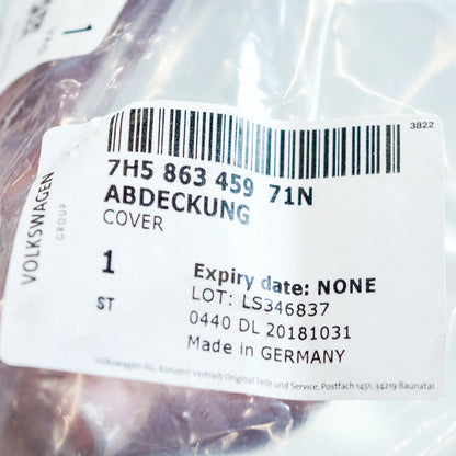 NEW VOLKSWAGEN TRANSPORTER T5 REAR TAILGATE LOCK COVER TRIM 7H586345971N