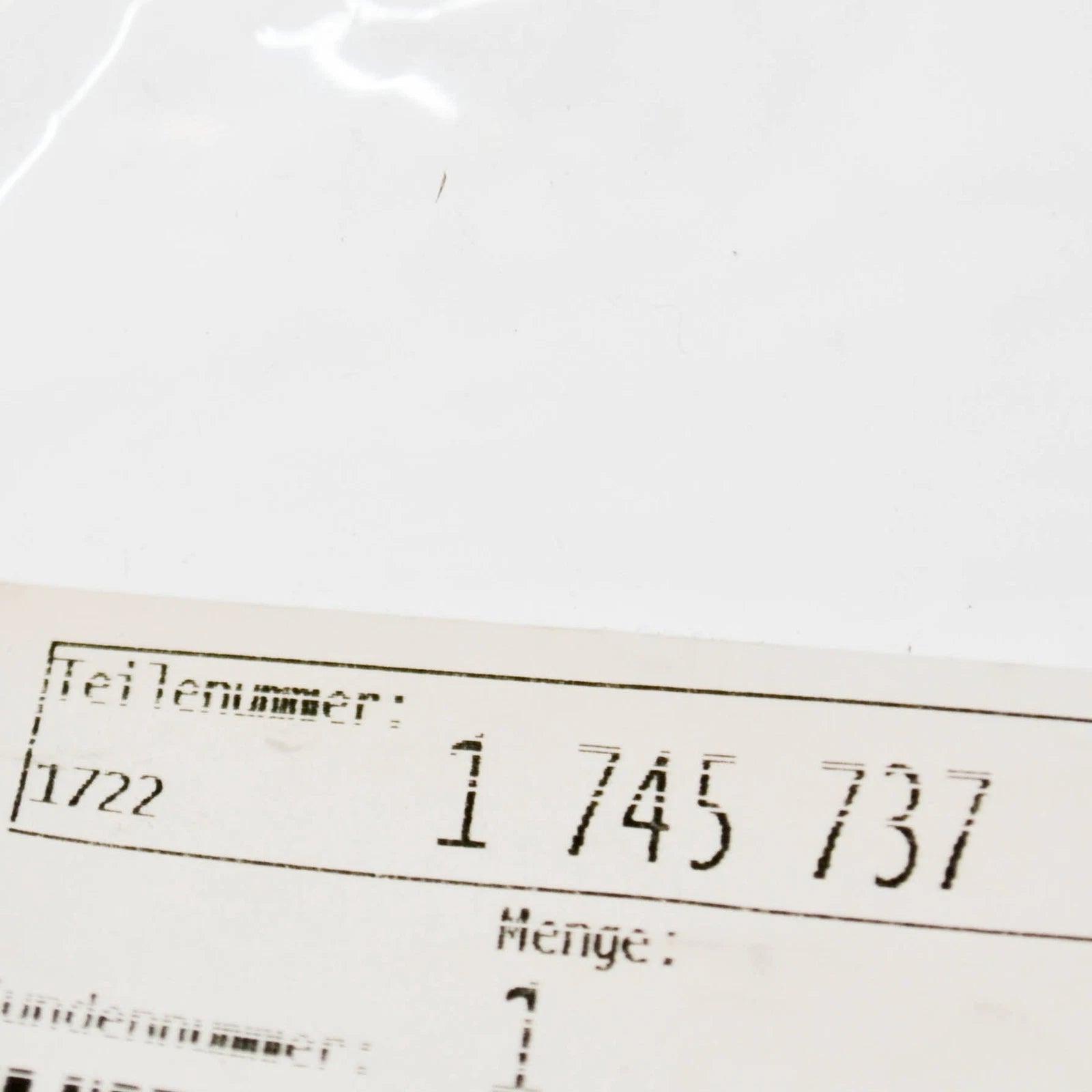 NEW BMW 7 E38 OIL COOLING PIPE OUTLET 17221745737 1745737 ORIGINAL