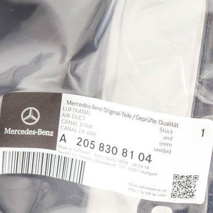 NEW MERCEDES BENZ C C205 AIR DUCT A2058308104 ORIGINAL