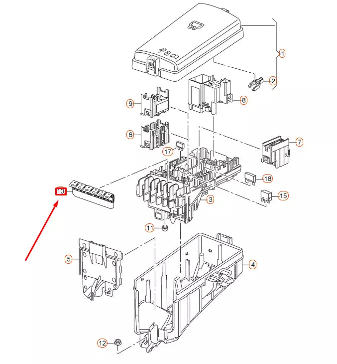 NEW AUDI A3 8V MULTI-FUSE 400A 5Q0937629C ORIGINAL