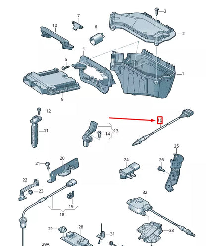 NEW AUDI Q5 8R LAMBDA OXYGEN SENSOR 059906262Q ORIGINAL