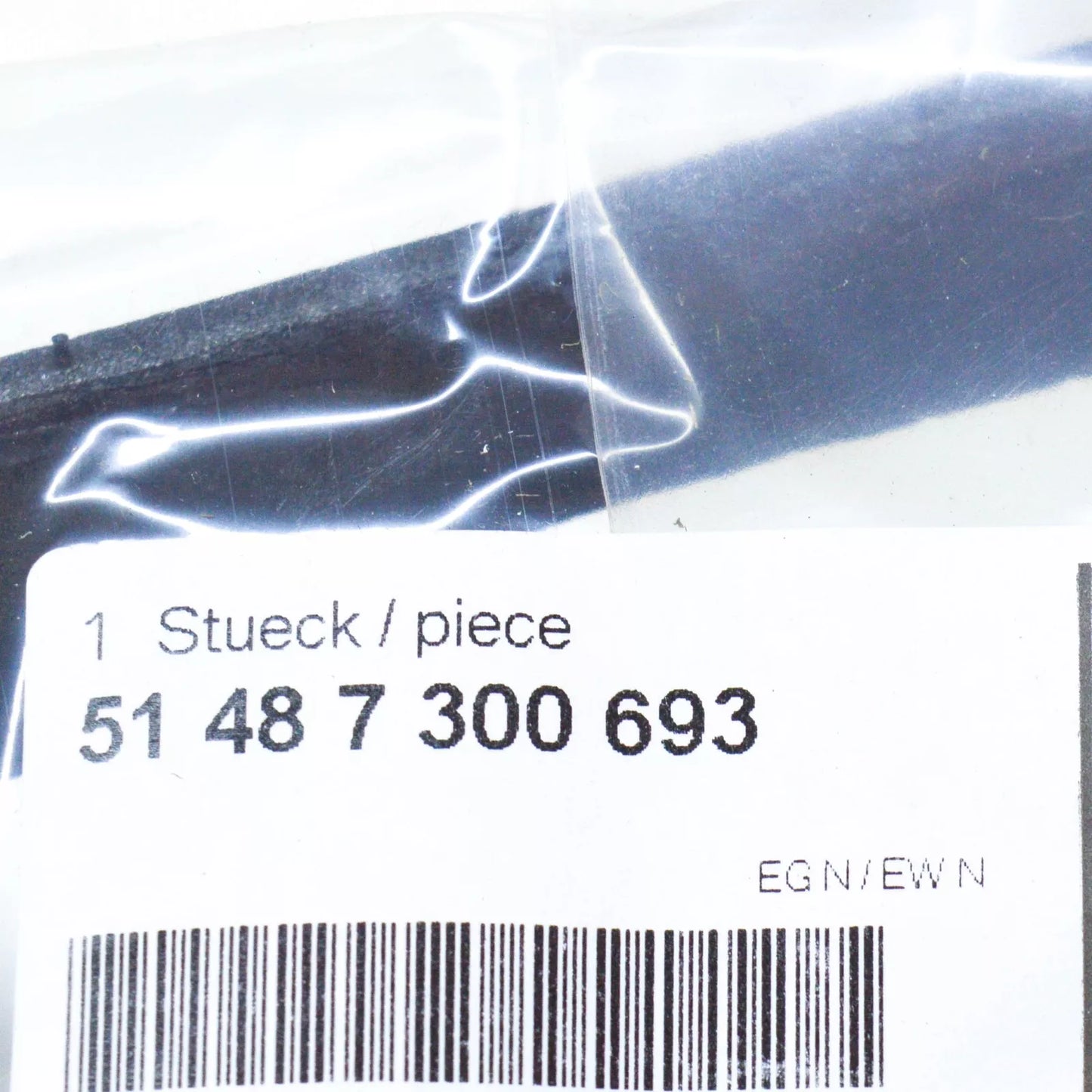 NEW BMW 1 F20 FRONT LEFT FENDER TO BODY SEAL 51487300693 7300693 ORIGINAL