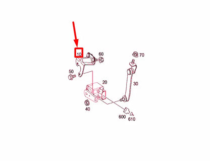 NEW MB E W211 FRONT HEADLAMP RANGE CONTROL SENSOR BRACKET A2113200043 ORIGINAL