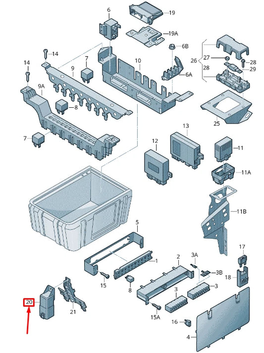 NEW VOLKSWAGEN CRAFTER 2F MK1 SPARK GLOW PLUG RELAY 07Z907281