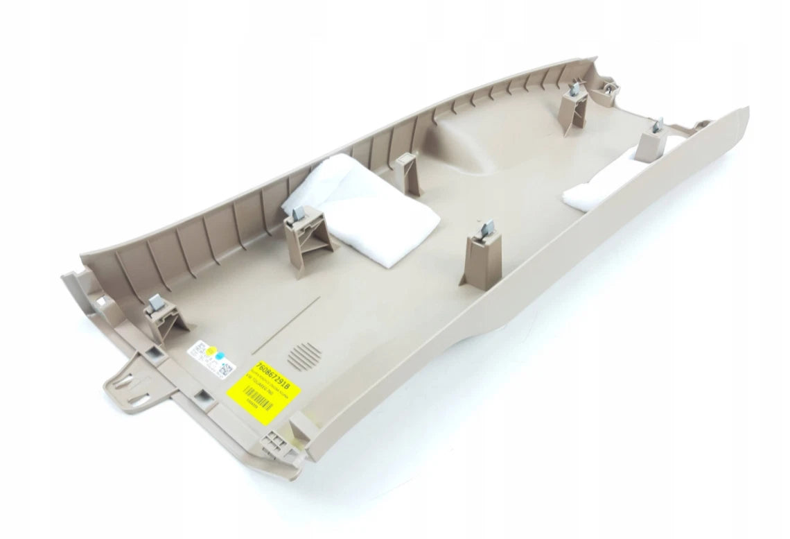 NEW VW TOUAREG CR MK3 LEFT SIDE B PILLAR LOWER TRIM 760867291C2TY ORIGINAL