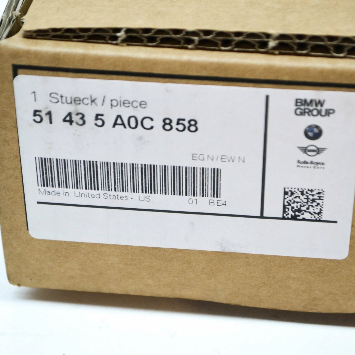 NEW BMW X6 G06 M REAR RIGHT C-PILLAR UPPER TRIM 51435A0C858 ORIGINAL