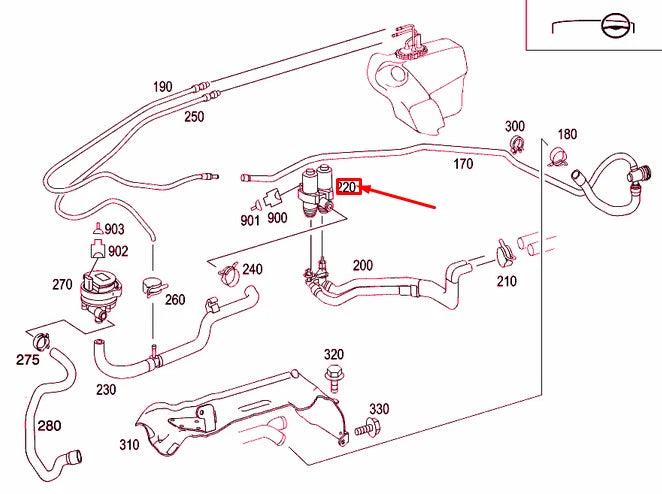 NEW MERCEDES-BENZ SLK R171 HVAC HEATER CONTROL VALVE A0048302084 ORIGINAL