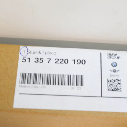 NEW BMW 3 E90 REAR RIGHT DOOR WINDOW OUTER WELL STRIP 51357220190 ORIGINAL