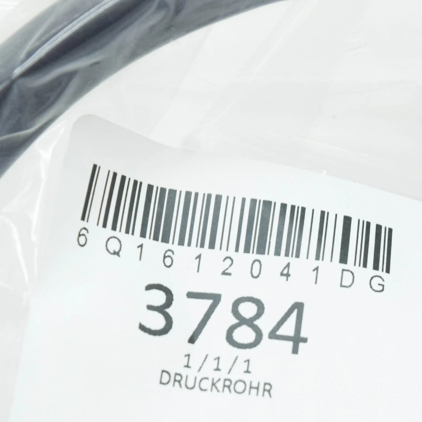 NEW VW POLO 9N VACUUM PIPE WITH NON-RETURN VALVE LHD 6Q1612041DG ORIGINAL