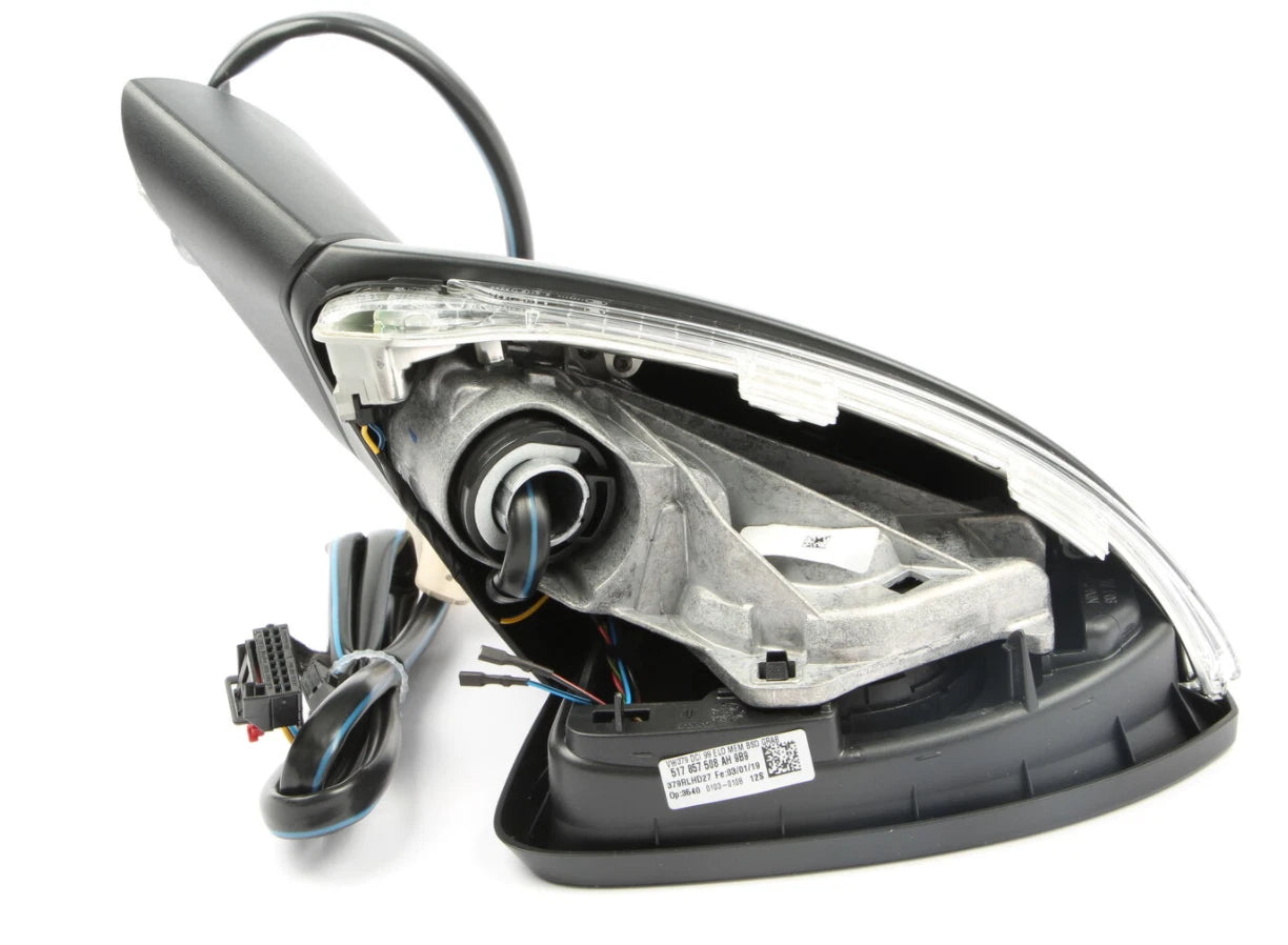 NEW VW GOLF SPORTSVAN MK7 FRONT RIGHT MIRROR HOUSING LHD 517857508AH9B9 ORIGINAL