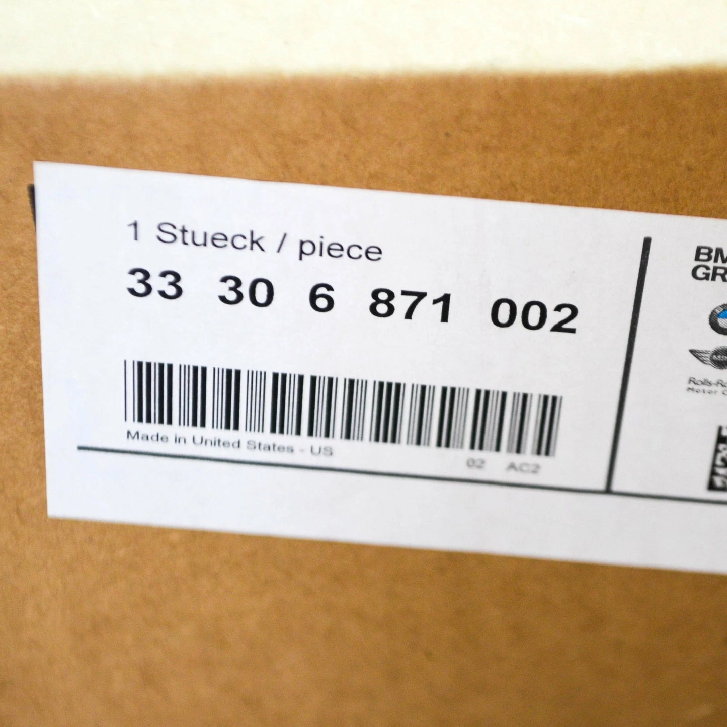 NEW BMW X3 G01 REAR RIGHT WISHBONE ARM COVER AERO 33306871002 6871002 ORIGINAL