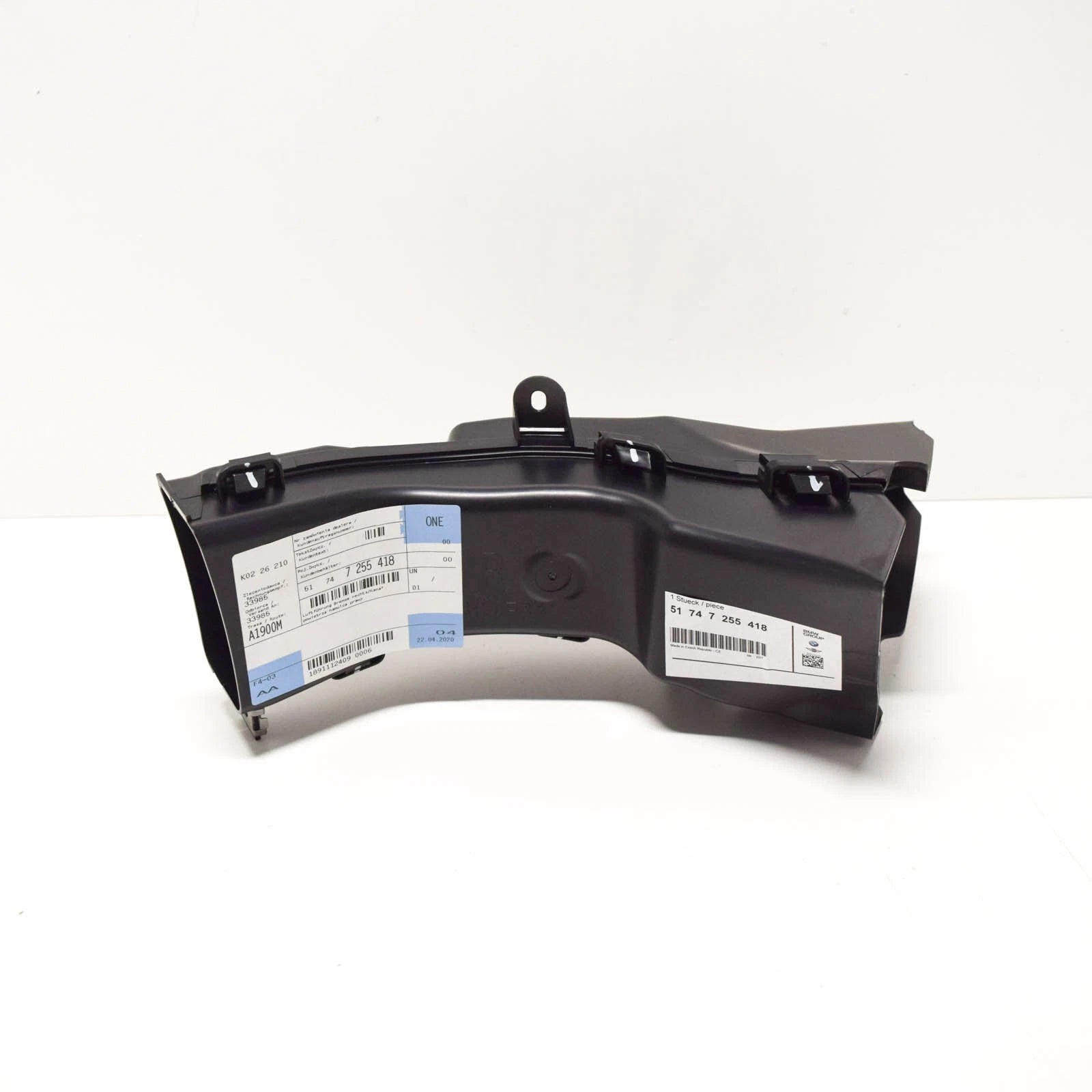 NEW BMW 3 F30 FRONT RIGHT BRAKE AIR DUCT 51747255418 ORIGINAL