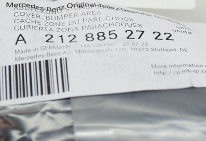 NEW MB E-CLASS W212 FRONT BUMPER REAR LEFT COVER A2128852722 2015 ORIGINAL