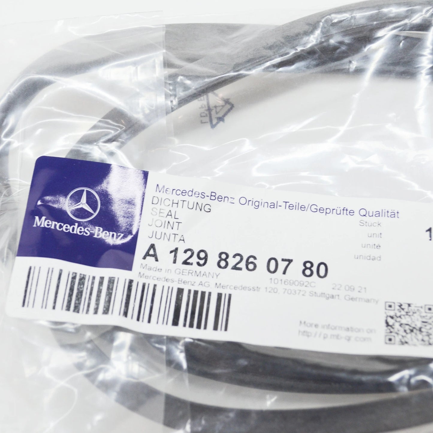 NEW MERCEDES-BENZ SL R129 FRONT LAMP LENS SEAL A1298260780 ORIGINAL