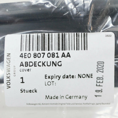 NEW AUDI A8 D3 UPPER CENTRE GRILL SLAM PANEL TRIM COVER 4E0807081AA