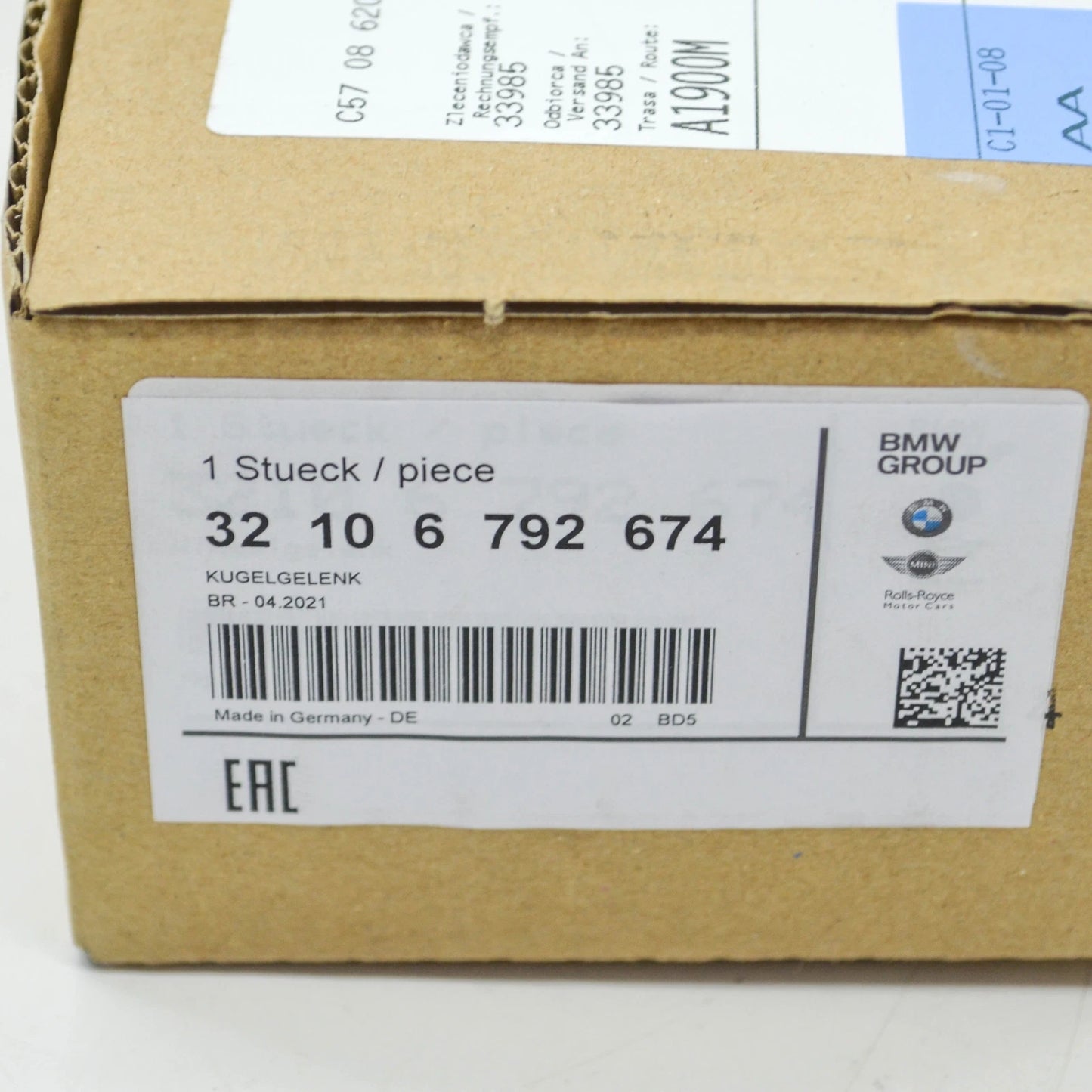 NEW BMW X3 F25 STEERING TIE ROD END 32106792674 ORIGINAL