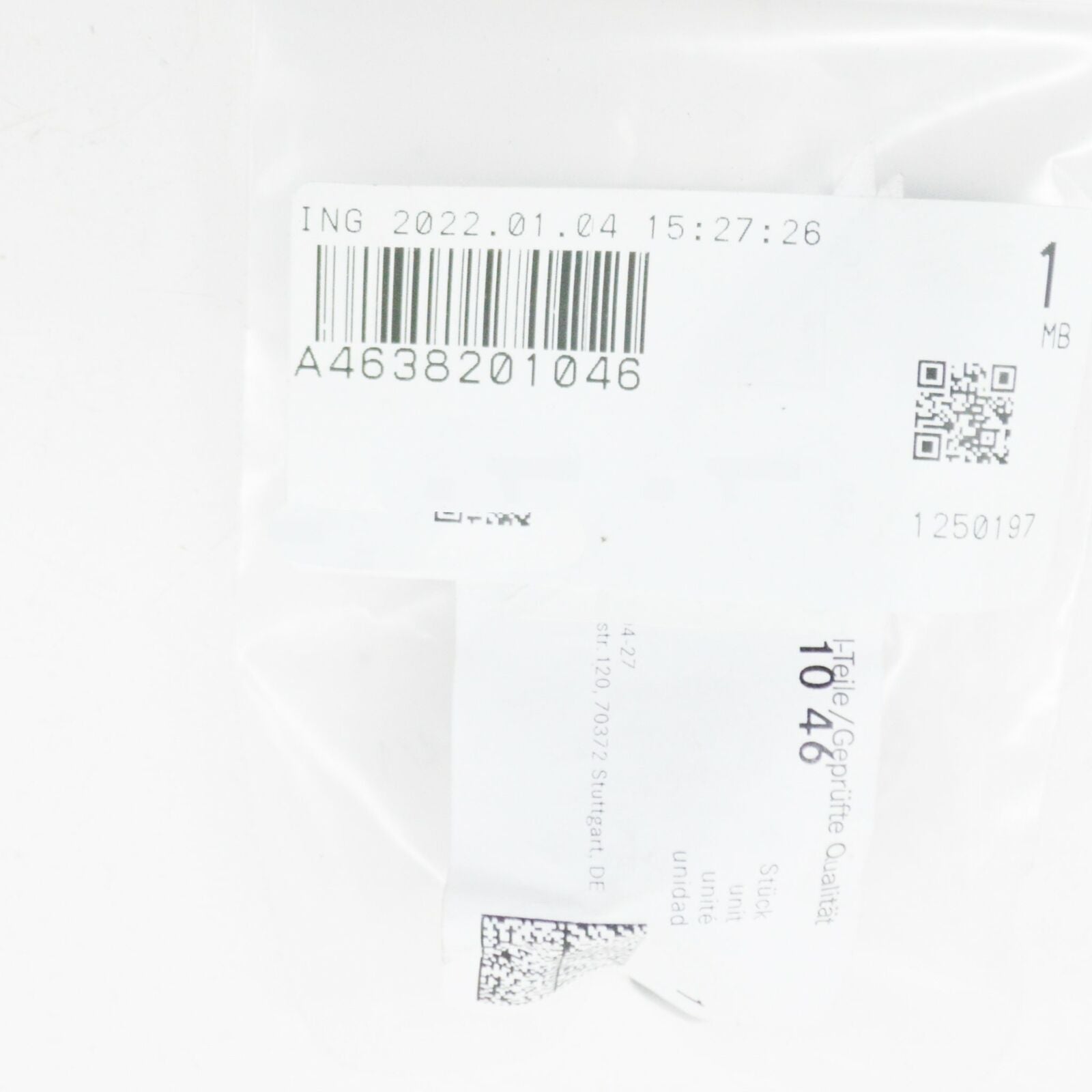 NEW MERCEDES-BENZ G W463 FRONT LIGHT BEARING A4638201046 ORIGINAL