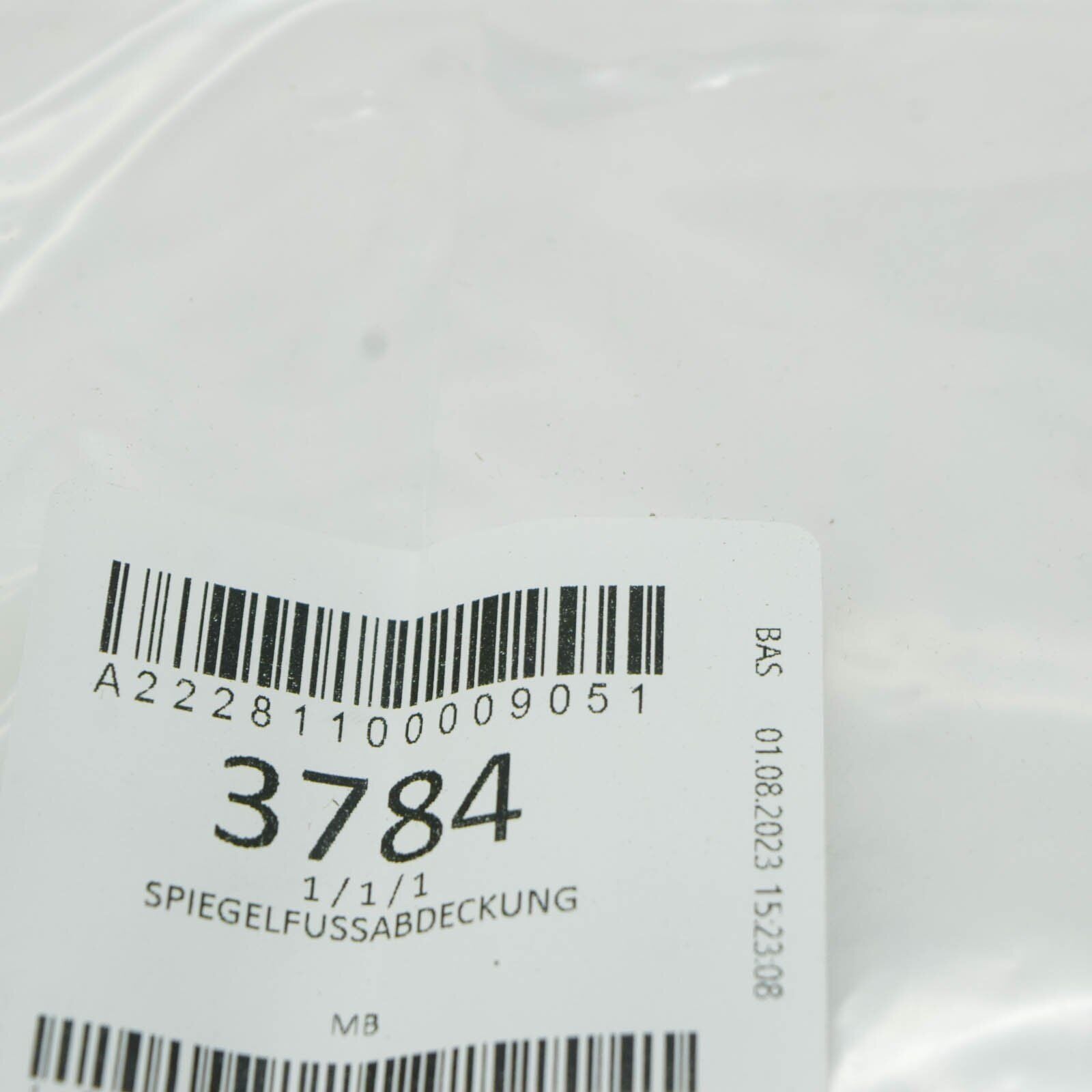 NEW MERCEDES-BENZ S W222 INTERIOR MIRROR BASE COVER TRIM A22281100009051