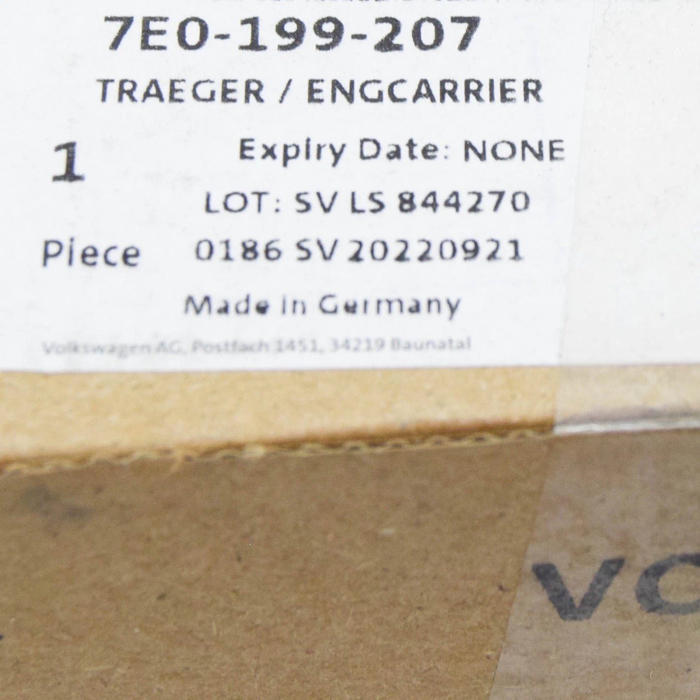 NEW VW TRANSPORTER VI T6 RIGHT ENGINE BRACKET 7E0199207 ORIGINAL