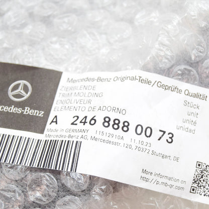 NEW MERCEDES-BENZ B W246 RADIATOR GRILLE ORNAMENTAL MOLDING A2468880073 ORIGINAL
