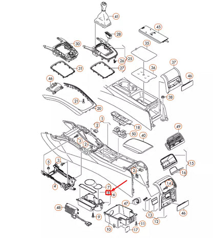 NEW AUDI A4 B8 CENTRE CONSOLE STOWAGE COMPARTMENT INSERT 8K08633284PK ORIGINAL
