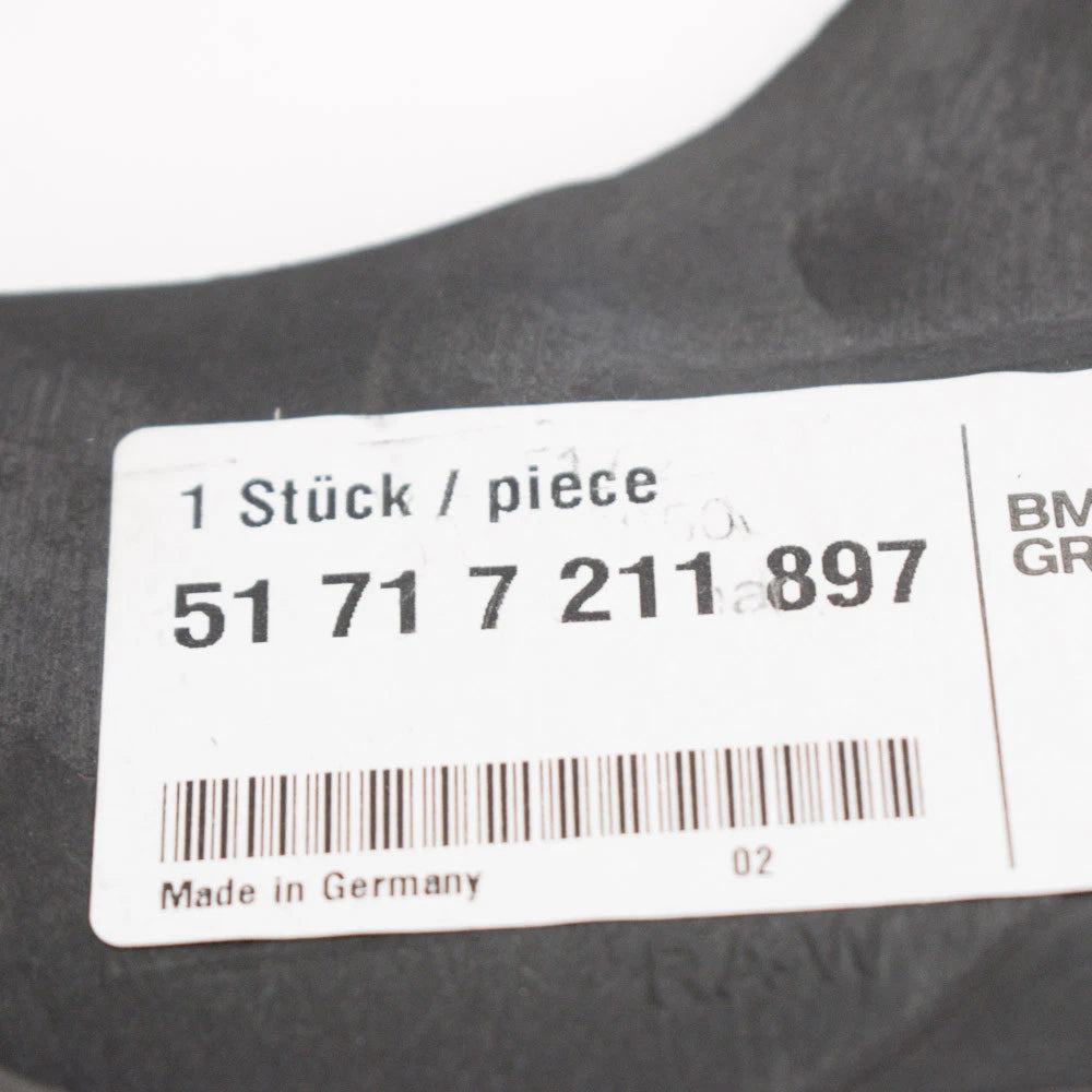NEW BMW 5 F10 LEFT BULKHEAD SOUNPROOFING PIECE 51717211897 7211897 ORIGINAL