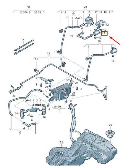 NEW AUDI A8 4N AIR FILTER 8R0906621J ORIGINAL