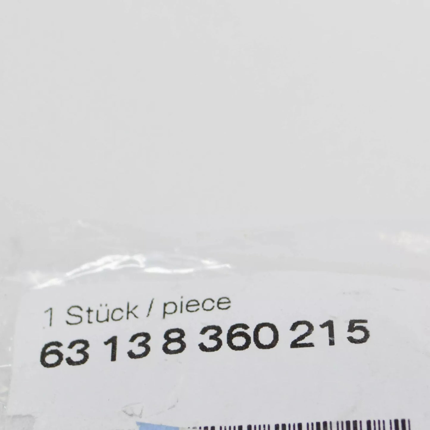 NEW BMW 7 E38 LEFT ADDITIONAL TURN INDICATOR LAMP 63138360215 8360215 ORIGINAL