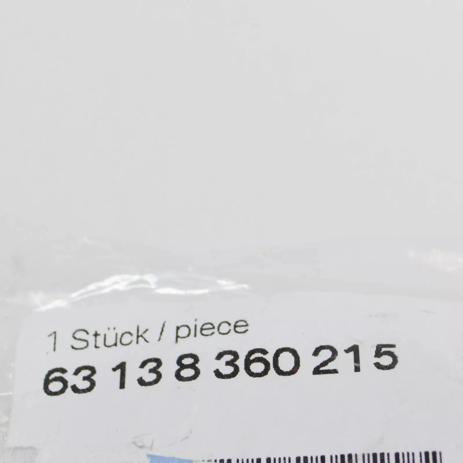 NEW BMW 7 E38 LEFT ADDITIONAL TURN INDICATOR LAMP 63138360215 8360215 ORIGINAL