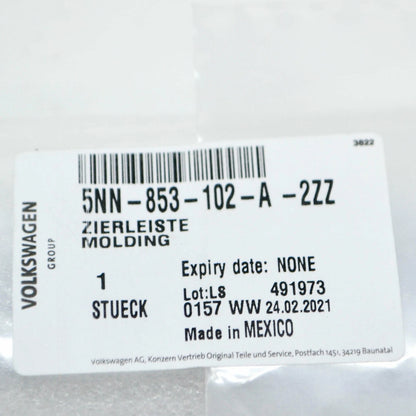 NEW VW TIGUAN AD FRONT RIGHT BUMPER LOWER CHROME MOLDING 5NN853102A2ZZ