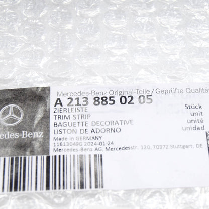 NEW MERCEDES-BENZ E W213 FRONT RIGHT BUMPER MOLDING AMG A2138850205 ORIGINAL