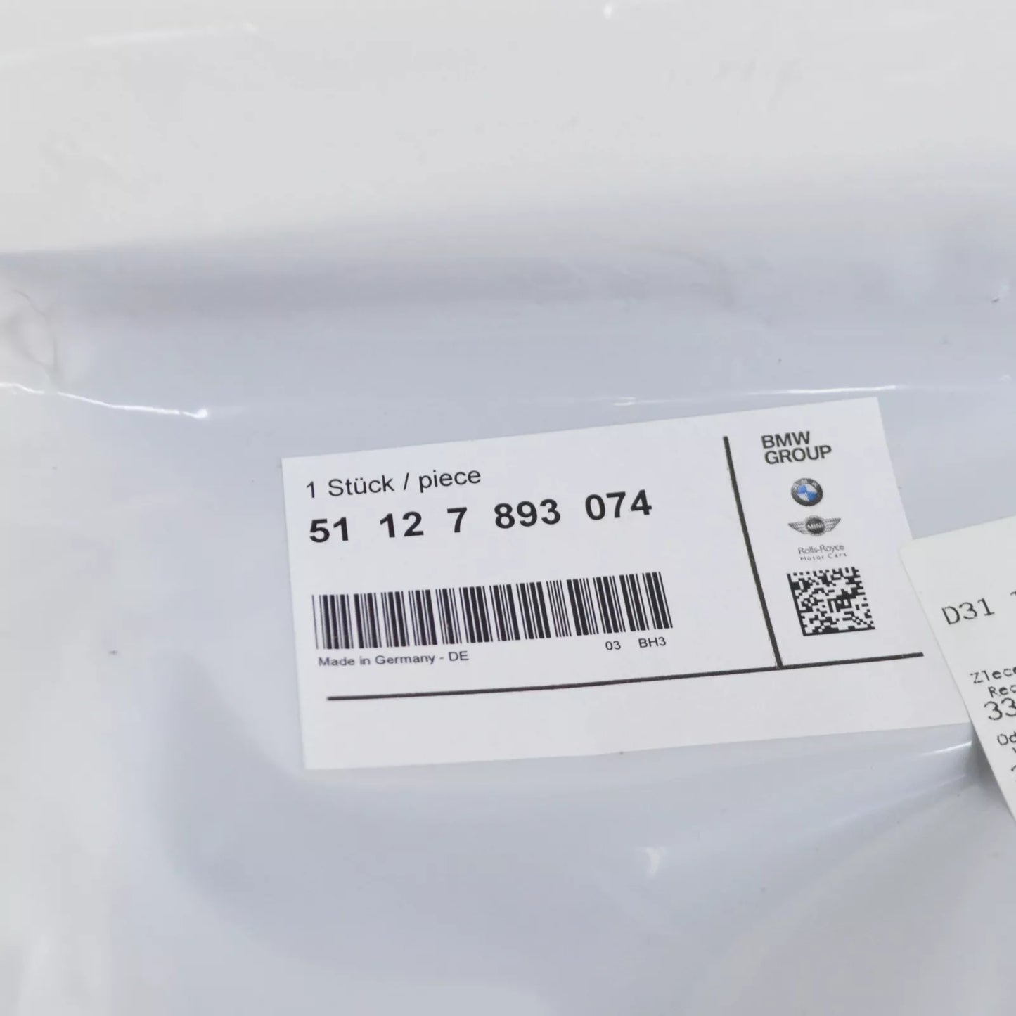 NEW BMW 3 E46 REAR BUMPER M TRAILER HITCH FLAP 51127893074 ORIGINAL