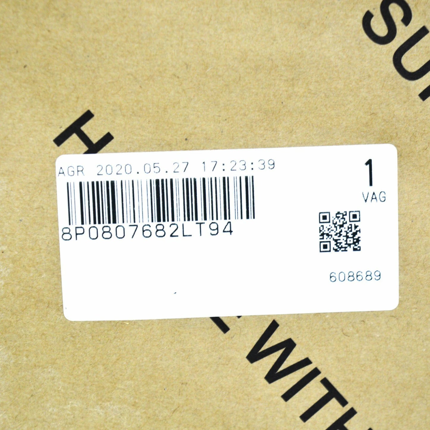 NEW AUDI A3 RS3 8P FRONT BUMPER RIGHT LOWER GRILL 8P0807682LT94 8P0807682L T94