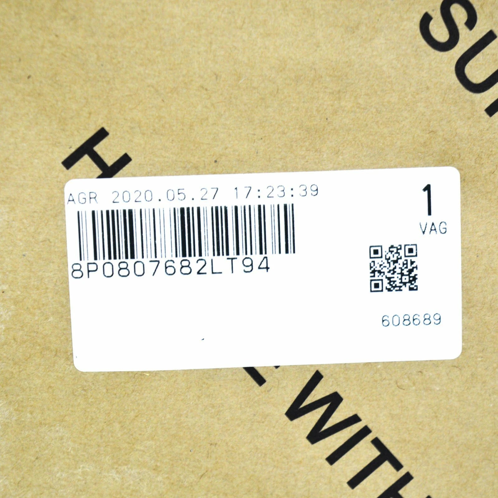 NEW AUDI A3 RS3 8P FRONT BUMPER RIGHT LOWER GRILL 8P0807682LT94 8P0807682L T94