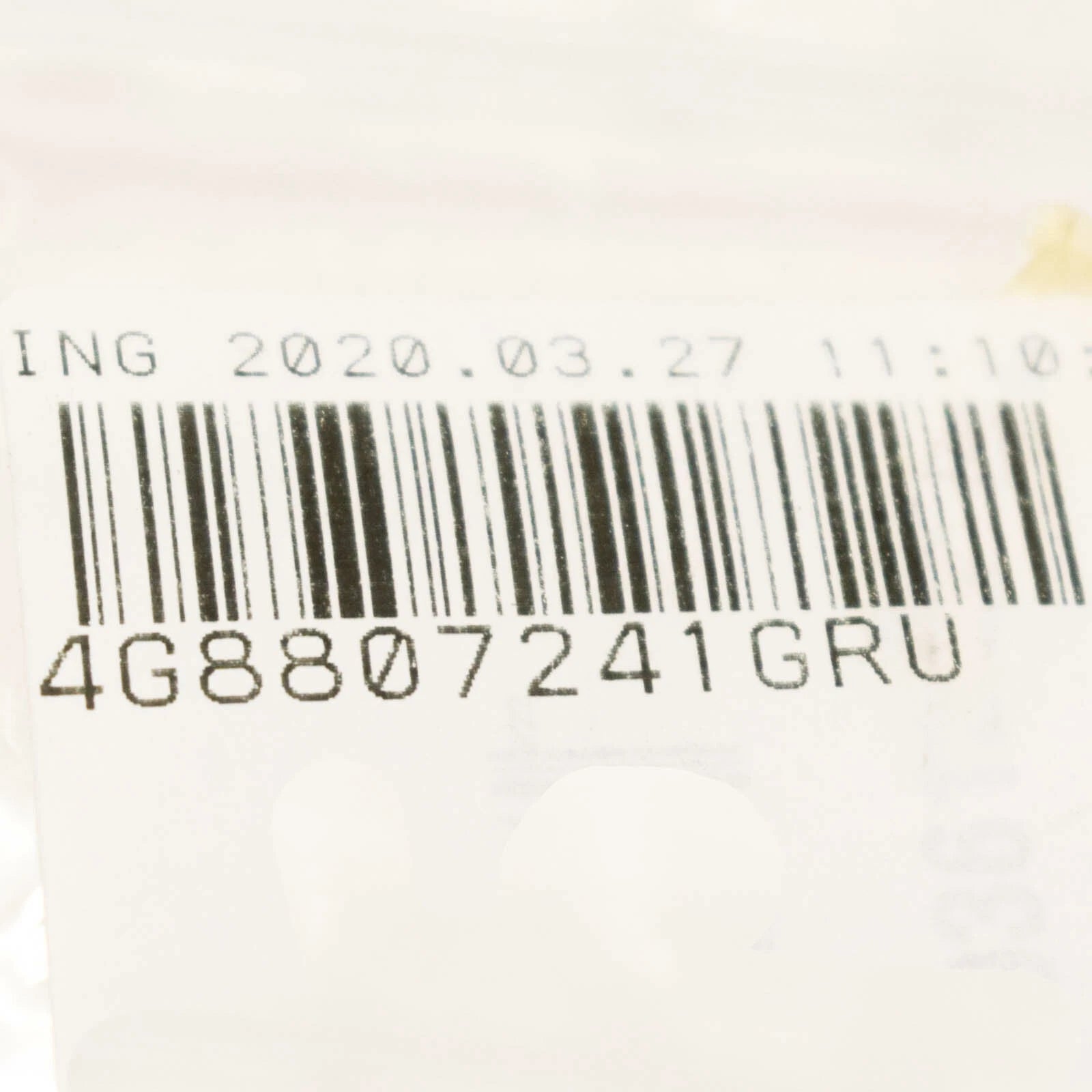 NEW AUDI A7 (11-14) FRONT BUMPER TOWING EYE HOOK COVER 4G8807241GRU