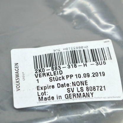 NEW VOLKSWAGEN CADDY MK2 2K FRONT RIGHT SEAT FRAME TRIM 2K0883318H3U6 ORIGINAL