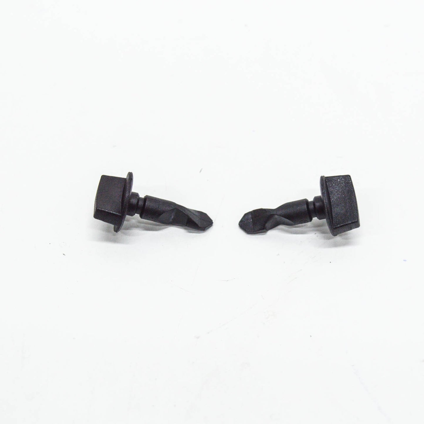new audi a1 mk1 rear bumper tow eye cover clip pin 2 pieces 6q0807643 original