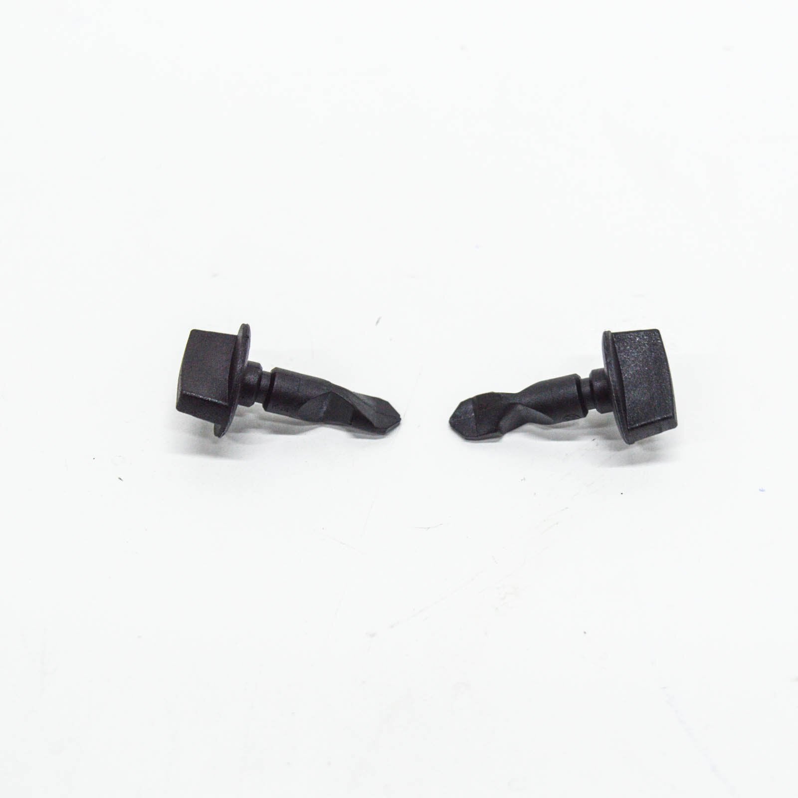 new audi a1 mk1 rear bumper tow eye cover clip pin 2 pieces 6q0807643 original