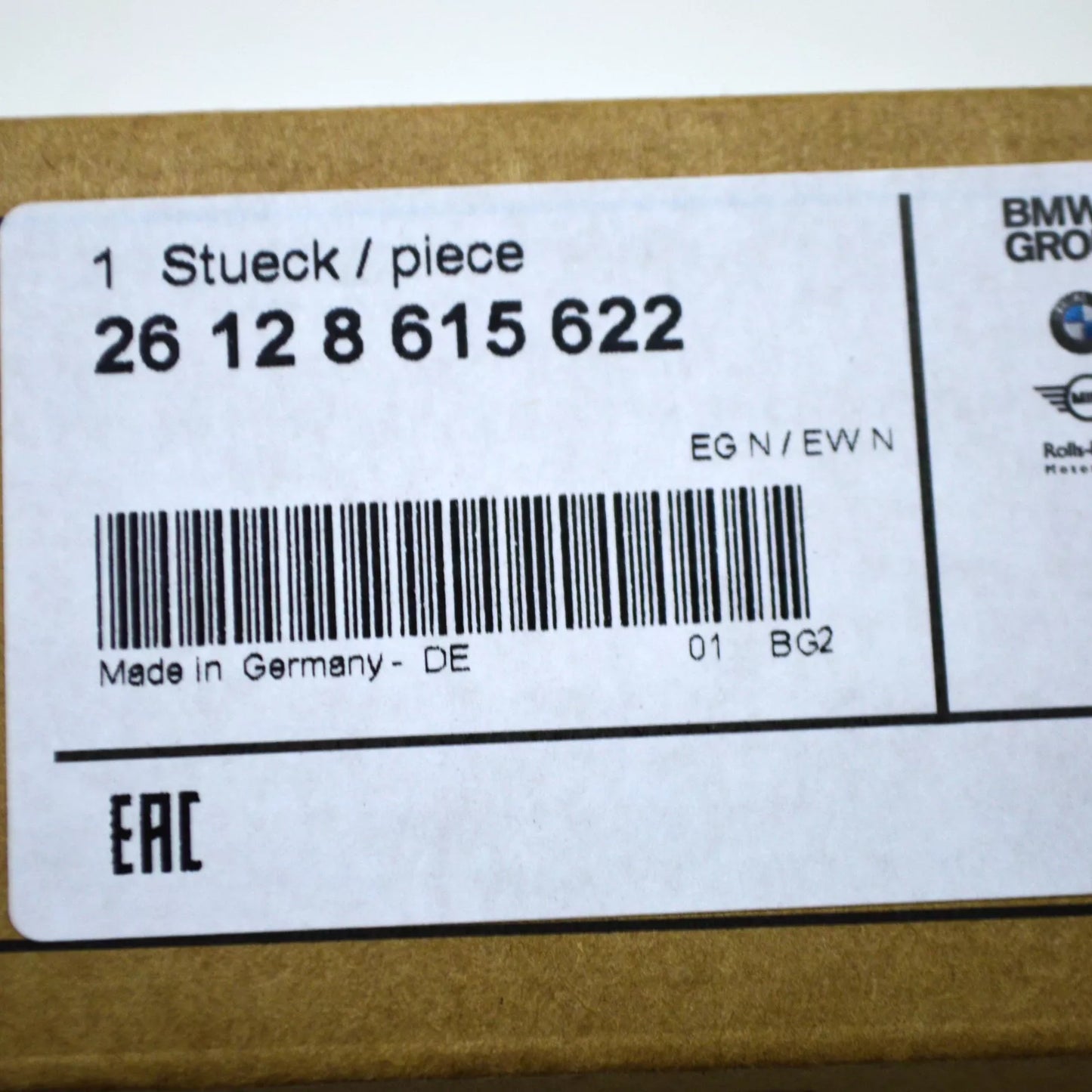 NEW BMW 1 E88 PROPSHAFT CENTER BEARING 26128615622 ORIGINAL