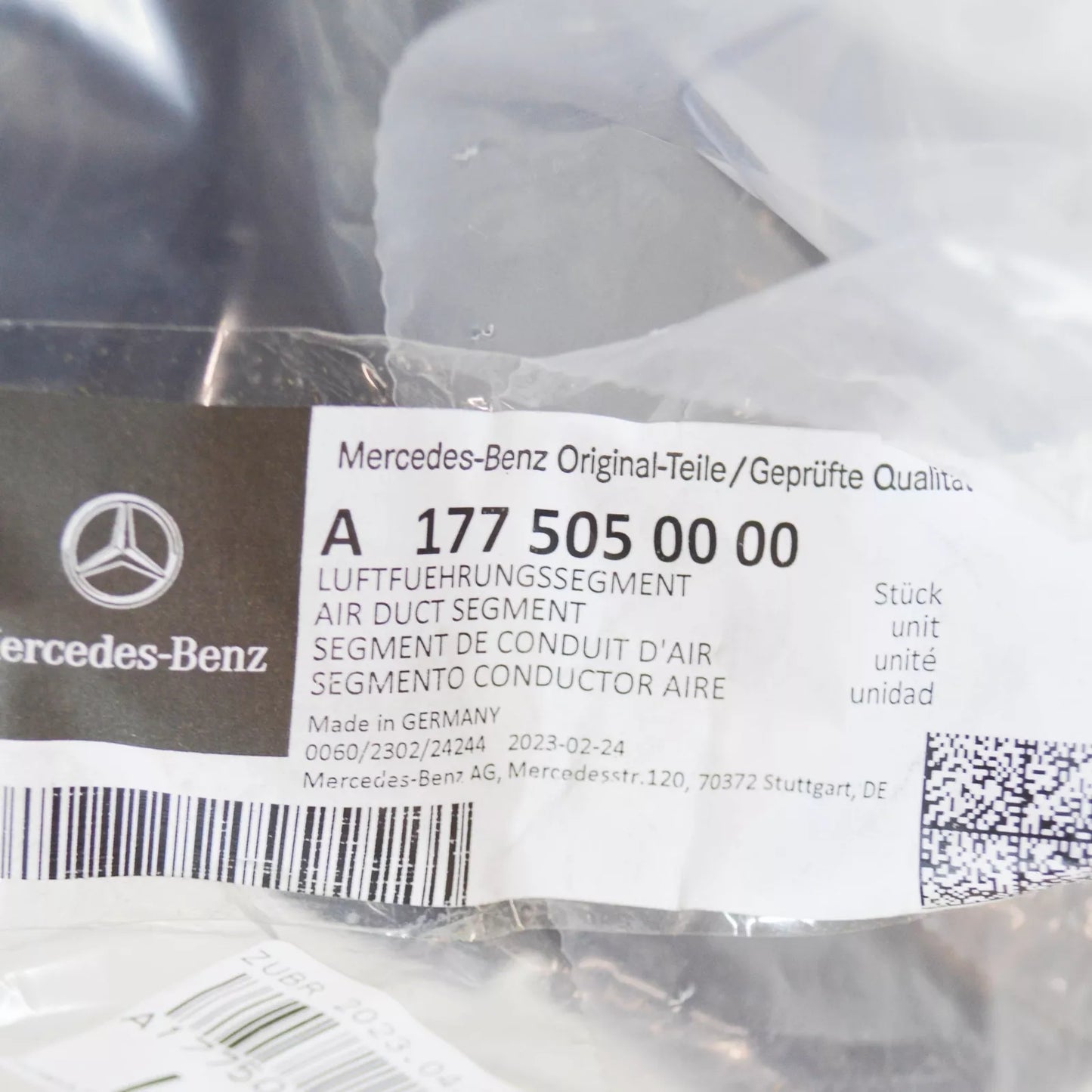 NEW MERCEDES-BENZ CLA C118 AMG RADIATOR TOP AIR DUCT SEGMENT A1775050000