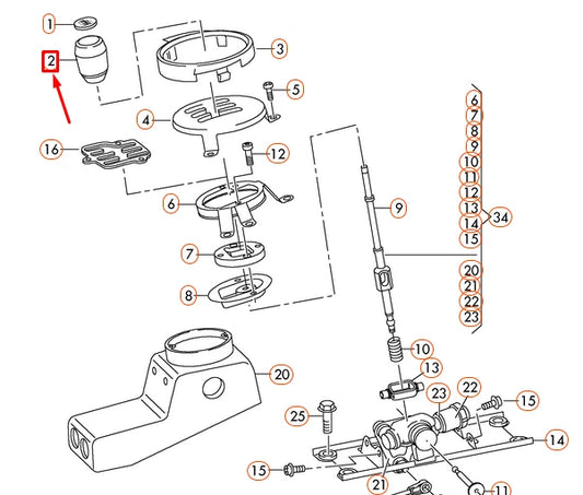 NEW AUDI R8 422 GEAR SHIFTING KNOB 420711141P3Q7 ORIGINAL