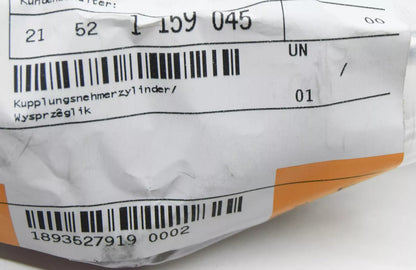 NEW BMW 3 E36 CLUTCH SLAVE CYLINDER 21521159045 1159045 2.5 PETROL ORIGINAL