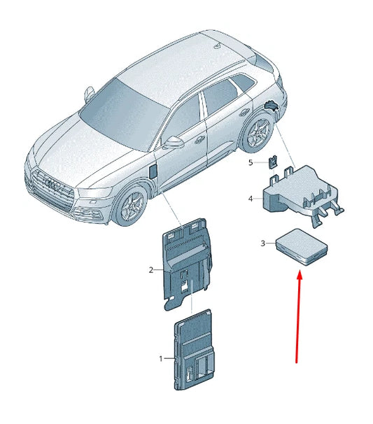 NEW AUDI Q5 80A CONVENIENCE SYSTEM CENTRAL CONTROL UNIT 4N0907064FP 2017