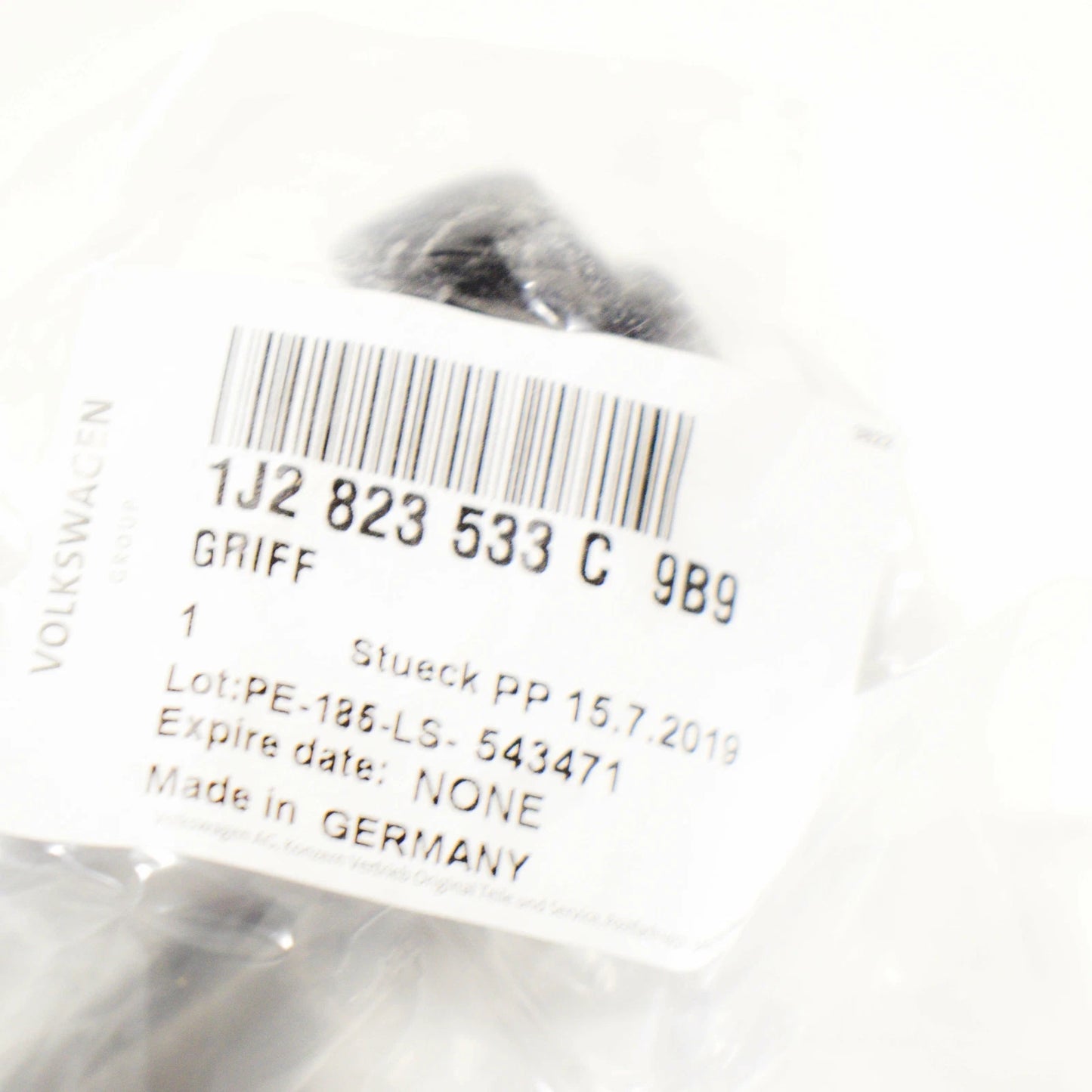 NEW VW GOLF MK6 BONNET HOOD RELEASE HANDLE RHD 1J2823533C9B9 2010