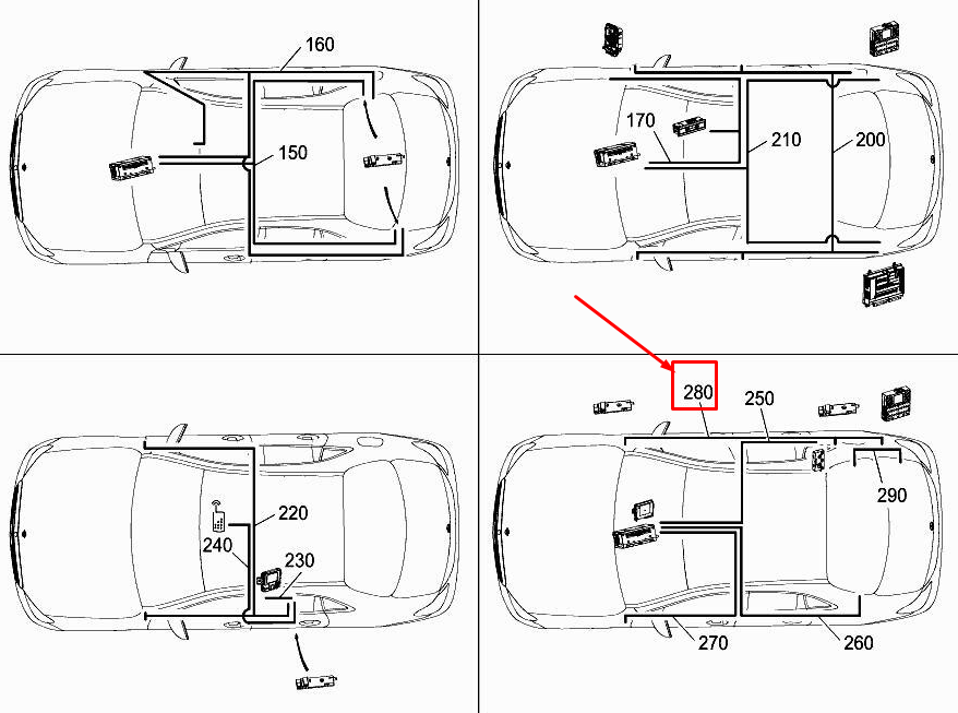 new mercedes-benz e w213 tv antenna wiring harness a2135402823 original