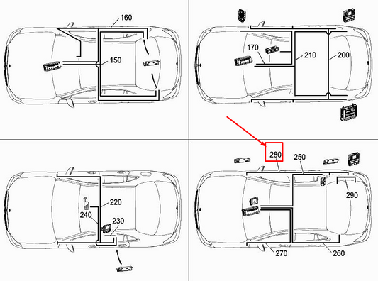 new mercedes-benz e w213 tv antenna wiring harness a2135402823 original